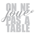 On ne joue pas  table logo