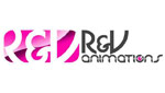 R&V Animations logo