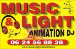 Music & Light animation logo