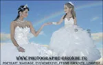 Logo photographe mariage bordeaux, gironde