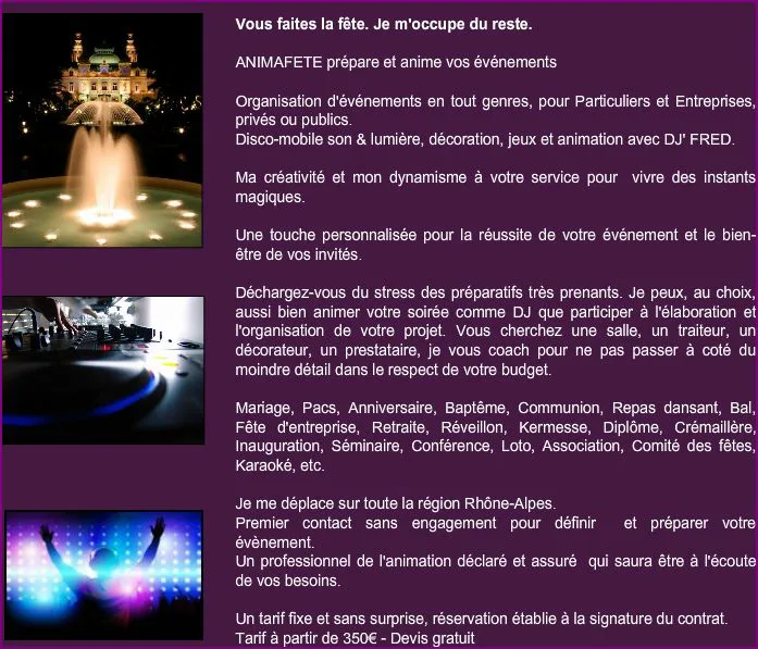 animafete dj fred