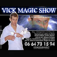 Logo vick magic show productions