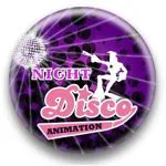 Logo night disco animation